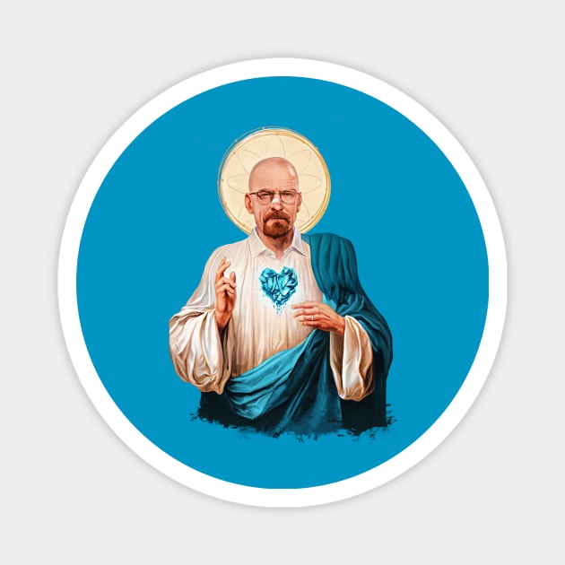 Saint Walter White Magnet by Gedogfx